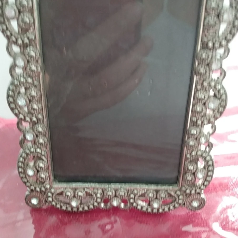 Elegant Silver Ornate Photo Frame